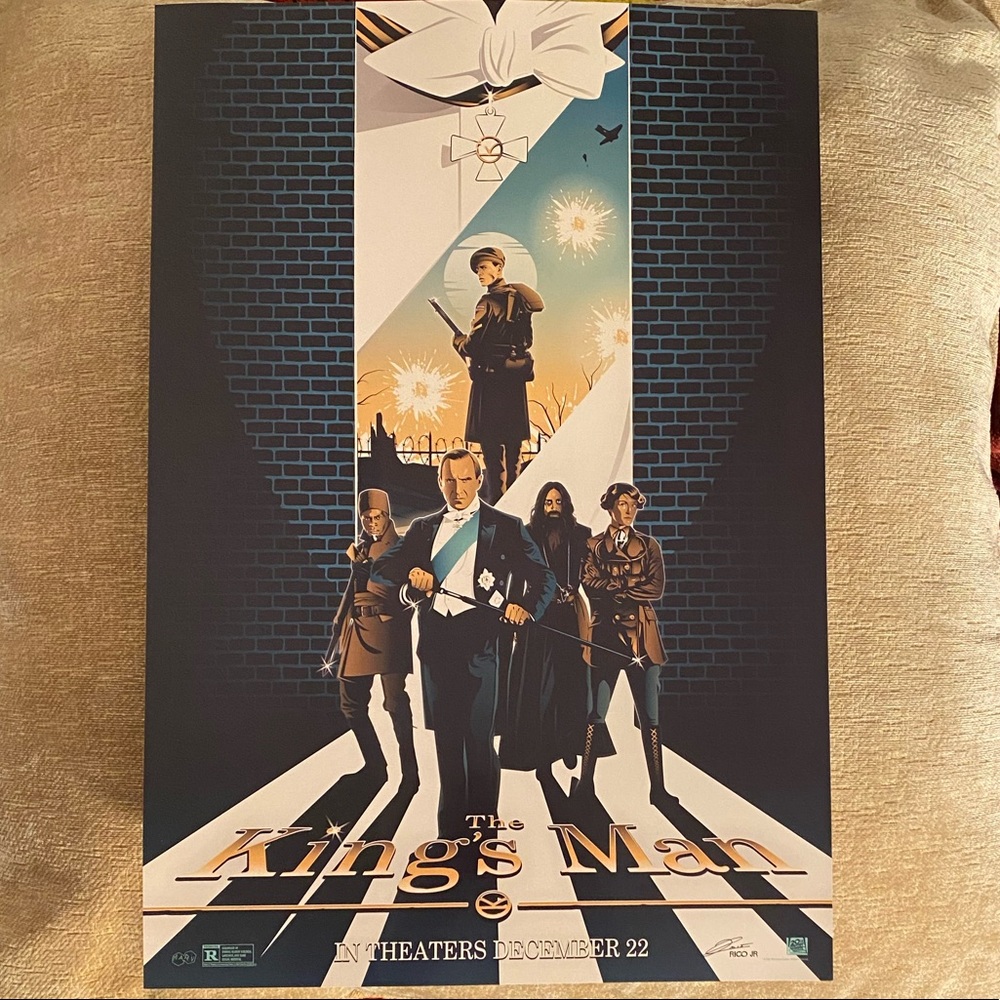 THE KING’S MAN 2022 LE Collector’s Print - Exclusive art by Julien Rico Jr.